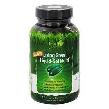 Irwin Naturals Living Green Liquid-Gel Multi For Men, 90 Softgels | Holly  Hill Vitamins